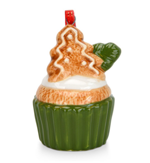 0415 FISSMAN Новогодняя елочная игрушка Пирожное 5х6см (доломит)