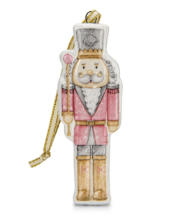 0397 FISSMAN Новогодняя елочная игрушка Щелкунчик 9х3см (доломит)