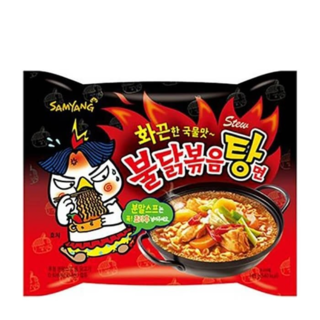Лапша быстрого приготовления Samyang Рамэн со вкусом острой курицы бульдак и рагу
