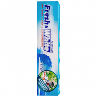 Паста зубная Lion Thailand Fresh & White отбеливающая супер прохладная мята