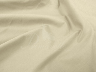 Пододеяльник из однотонного сатина светло-бежевый на молнии, размер 145x210