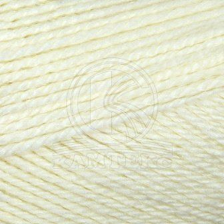 Пряжа Камтекс Бамбино, тон 001, суровый, 50 гр, 150 м