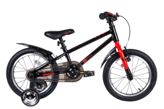 Детский велосипед Gulliver 18" черный  (алюмин)