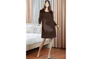 Платье для дома Susanna коричневый, размер M/L