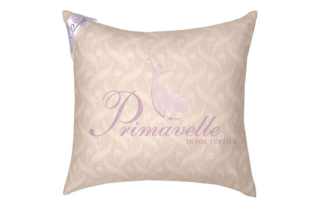 Подушка Organic Cotton светло-кофейный