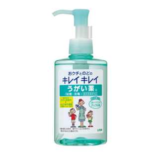 Ополаскиватель полости рта (в период активизации сезонных заболеваний, с ментолово-яблочным вкусом) "KireiKirei" 200 мл диспенсер