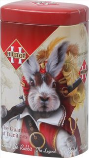 Чай Hilltop Заяц-отважный охотник, жестяная банка, 80 гр