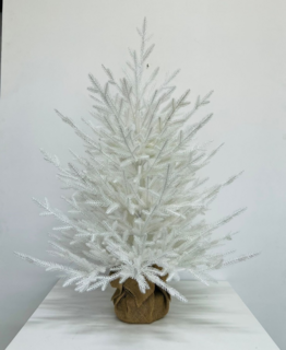 Ель Max Christmas настольная Лесная Симфония белая 0,7 м