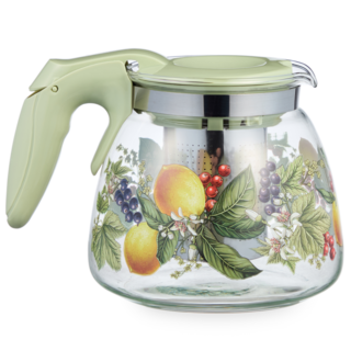 ЗАВАРОЧНЫЙ ЧАЙНИК AGNESS С ФИЛЬТРОМ "ФРУКТЫ"  900 МЛ.