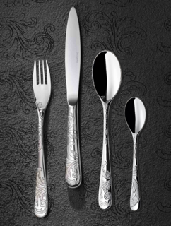 AQUATIC Couture - Набор столовых приборов 24 пред./6 персон с полой ручкой нерж. сталь