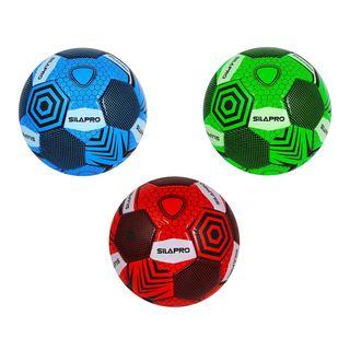 Мяч футбольный SILAPRO, 3 сл, р.5, 22см, PU 2.6мм, 320гр