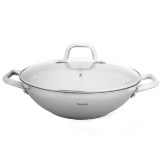 5487 FISSMAN Вок VERO 32x9см / 5л (нерж.сталь)