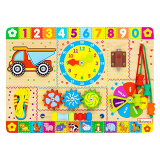 Бизиборд (английский аналог ББ502), развивающая игрушка для детей, арт. BB114