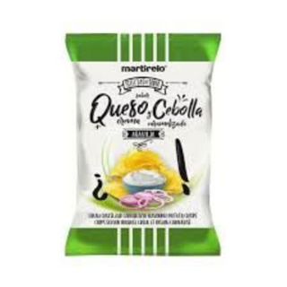 Картофельные чипсы Martirelo Сметана и лук Patata frita sabor a queso crema y cebolla caramelizada (5%), 120 гр