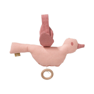 Музыкальная игрушка Fresk "Весенние птицы", пудрово-малиновая