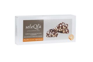 Туррон из молочного шоколада с миндалем Селекта 150 г (Turron de chocolate Leche SeleQta)