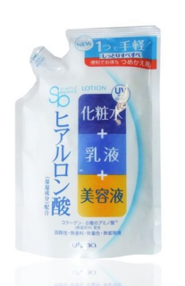 324619 "UTENA" "Simple Balance" Лосьон-молочко три в одном с эффектом UV-защиты SPF 5 с тремя видами гиалуроновой кислоты, 220мл 1/36 (мэу) 200мл 1/36