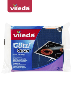 Губка для стеклокерамики Vileda Glitzi Ceran, 2 шт.
