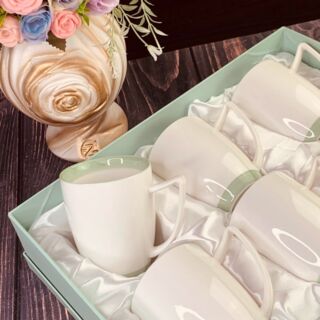 Набор из 6 кружек 320 мл МАДЕЙРА в подарочной упаковке Фарфор арт. 133-239