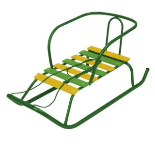 Санки Ветерок 1 зелёный 1/2 (без ручек) В1/32 зеленый