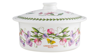 Блюдо для горячего с крышкой Portmeirion Ботанический сад Душистый горошек, 1,7л