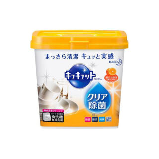 259844 KAO "Cu Cut" Порошок для посудомоечной машины с эффектом лимонной кислоты, аромат апельсина 680 гр 1/12