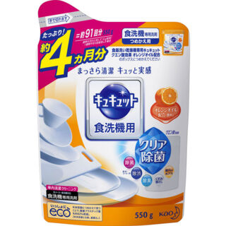 259851 KAO "Cu Cut" Порошок для посудомоечной машины с эффектом лимонной кислоты, аромат апельсина (м/у) 550 гр 1/12