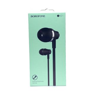 Гарнитура BOROFONE BM21 Graceful 3.5 мм, вставная, 1.2м (черный)
