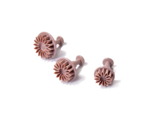 8551 FISSMAN Набор из 3 вырубок для мастики или марципана (пластик)