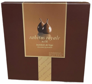 Rabitos Royale Инжир в молочном шоколаде с соленой карамелью №15 (Rabitos royale milk 265 g)
