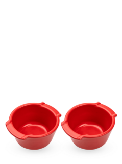 Набор Peugeot Ramekins duo из 2 форм для запекания, 200 мл, H=5,6см, D=11см, красный