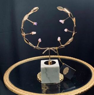 Статуэтка Lenardi Северная корона 37 см, камень, металл, арт. 299-198