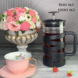 Френч-пресс Lenardi 600мл, стекло, в подарочной упаковке, арт. 139-008