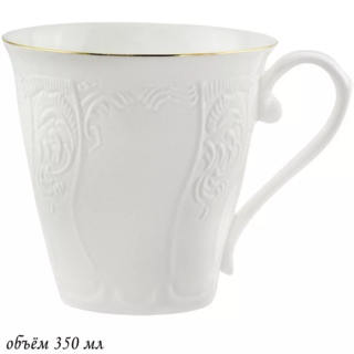 Кружка Lenardi 350 мл  Lenardi Maria Gold, фарфор, в подарочной упаковке, арт. 226-101
