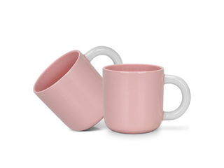 3743 FISSMAN Набор из 2-х кружек 360 мл PINK (фарфор)