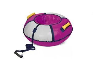 Тюбинг Nika ТБ1К-85/БСР2 баклажан/серебро 1/1 ТБ1К-85/БСР2