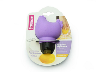 8896 FISSMAN Сепаратор для отделения яичного желтка Курица (силикон)