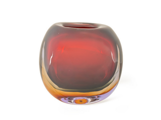 13664 FISSMAN Ваза 18см (стекло)