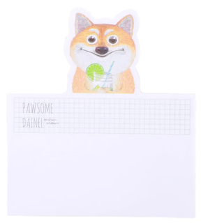 Стикеры с клеевым краем Deli 75x84 мм, 25 листов