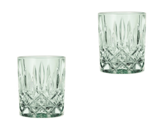 NOBLESSE - Набор низких стаканов 2 шт., мятный, 295мл h=102мм d=82мм