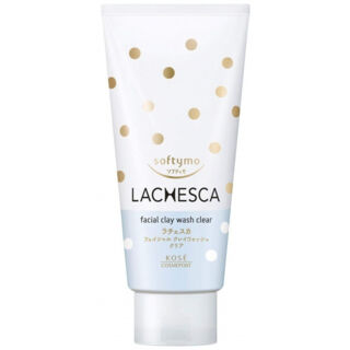 Очищающая пенка для умывания KOSE Softymo Lachesca Clay Wash Clear, с глиной и древесным углём, 130г