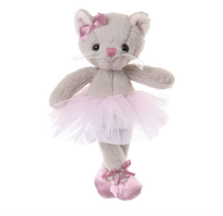 Кошка-балерина  Bukowski Sweet Albertina, 25cm(серая)