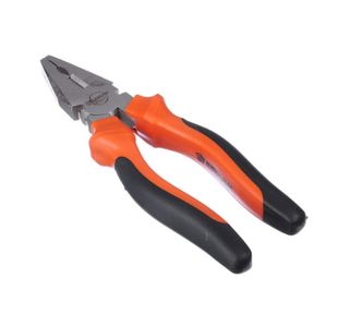 Пассатижи ЕРМАК "Никель" комбинированные с двухцветной ручкой, 180мм