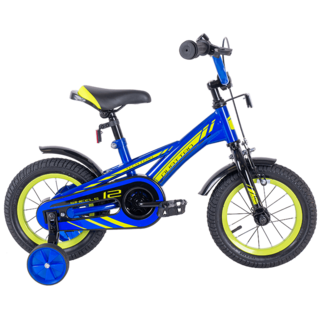 Детский велосипед Quattro 18" синий (сталь) 2023