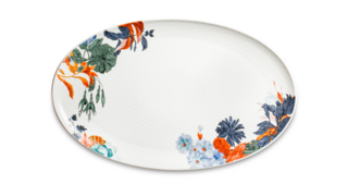 Блюдо овальное Vista Alegre Двойственность 39х24,5 см, фарфор