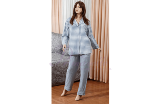 Рубашка женская Vera голубой, размер S/M