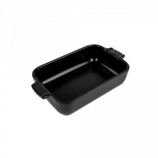Прямоугольная форма для запекания Peugeot SATIN BLACK, 22х12см h=4,5см V=0,85л (внутр. размеры 18х12см)