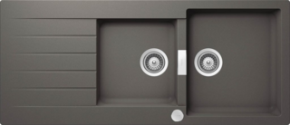 Мойка  Signus 80D  Cristadur серебристый камень