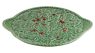 Блюдо для пирога Bordallo Pinheiro Остролист 36  см, керамика