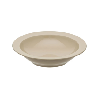 BAHIA Beige Dune - Тарелка глубокая с матовым бортом D=20 см; цвет: песочный; керамика